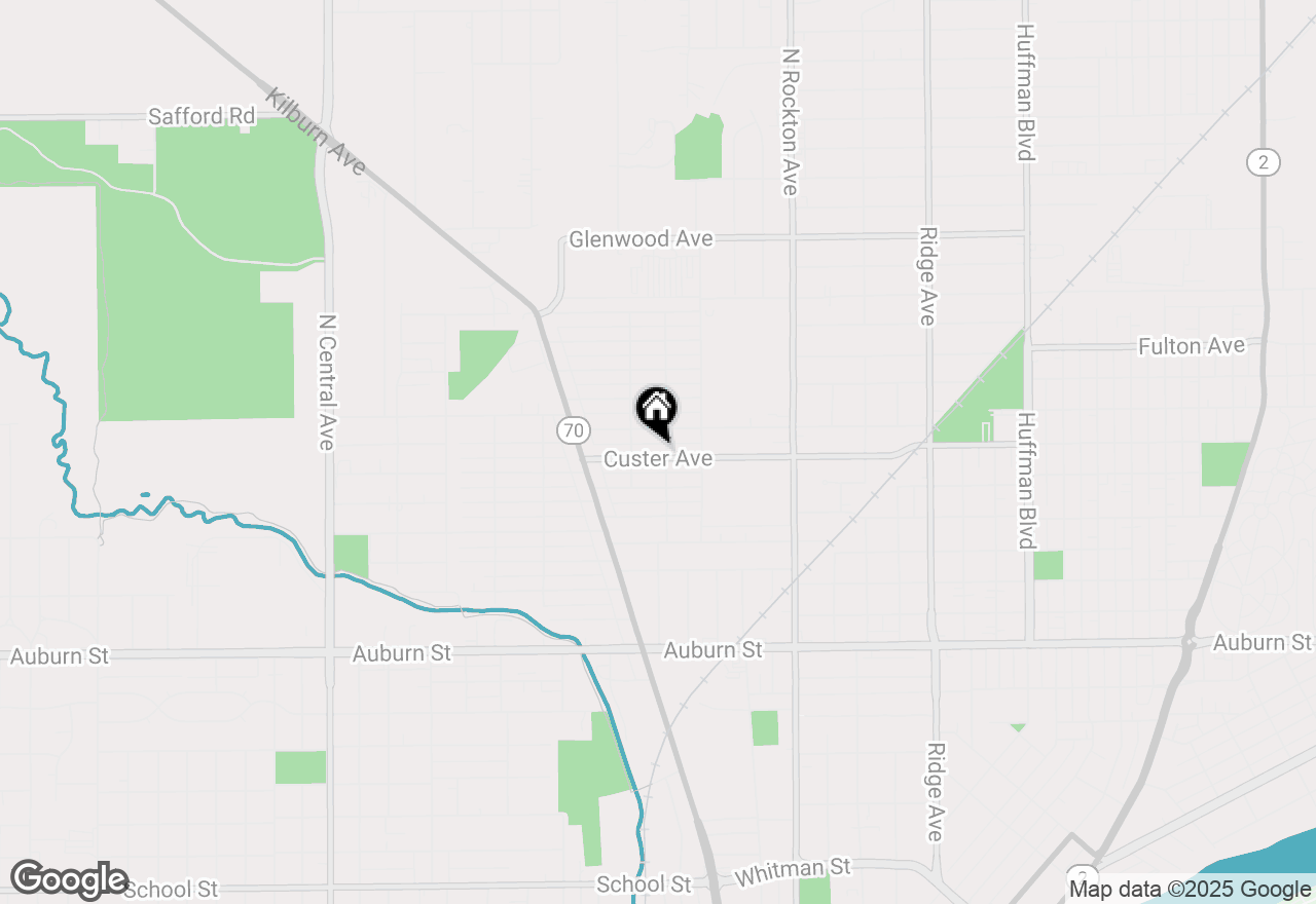 Map of 2907 Custer Avenue, Rockford, IL 61101