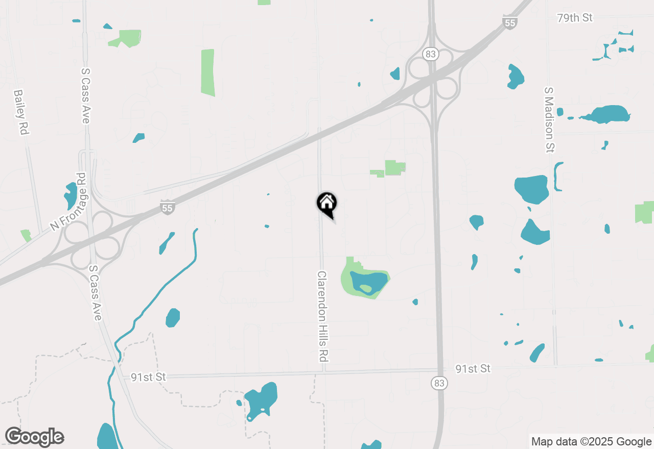 Map of 9s681 Clarendon Hills Road, Willowbrook, IL 60527