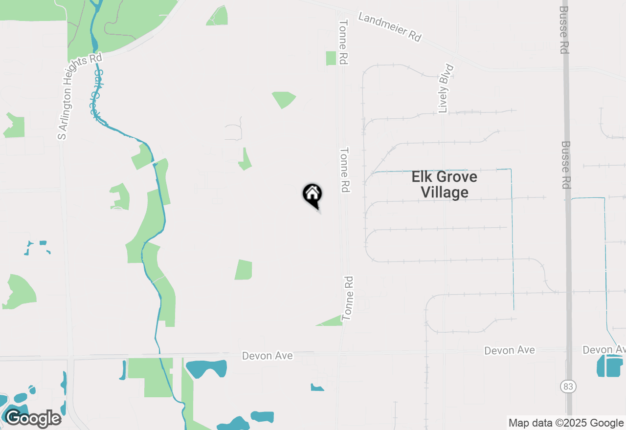 Map of 1013 Cedar Lane, Elk Grove Village, IL 60007