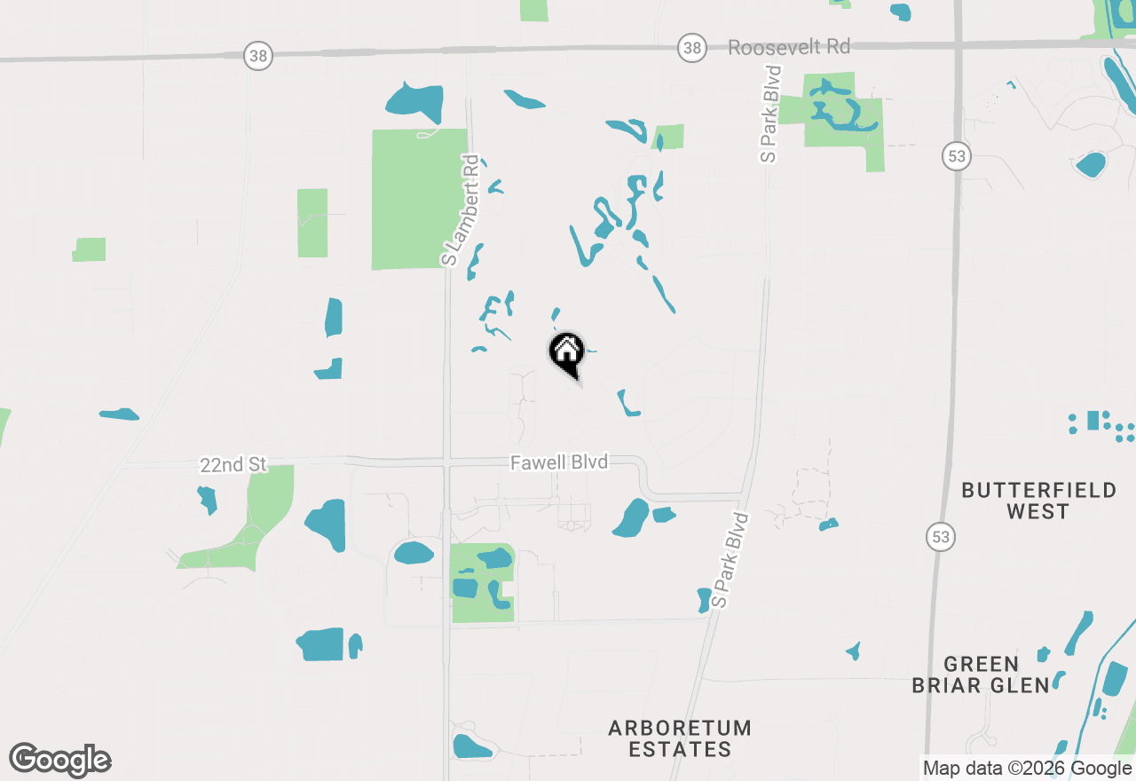 Map of 450 Raintree Court #2N, Glen Ellyn, IL 60137