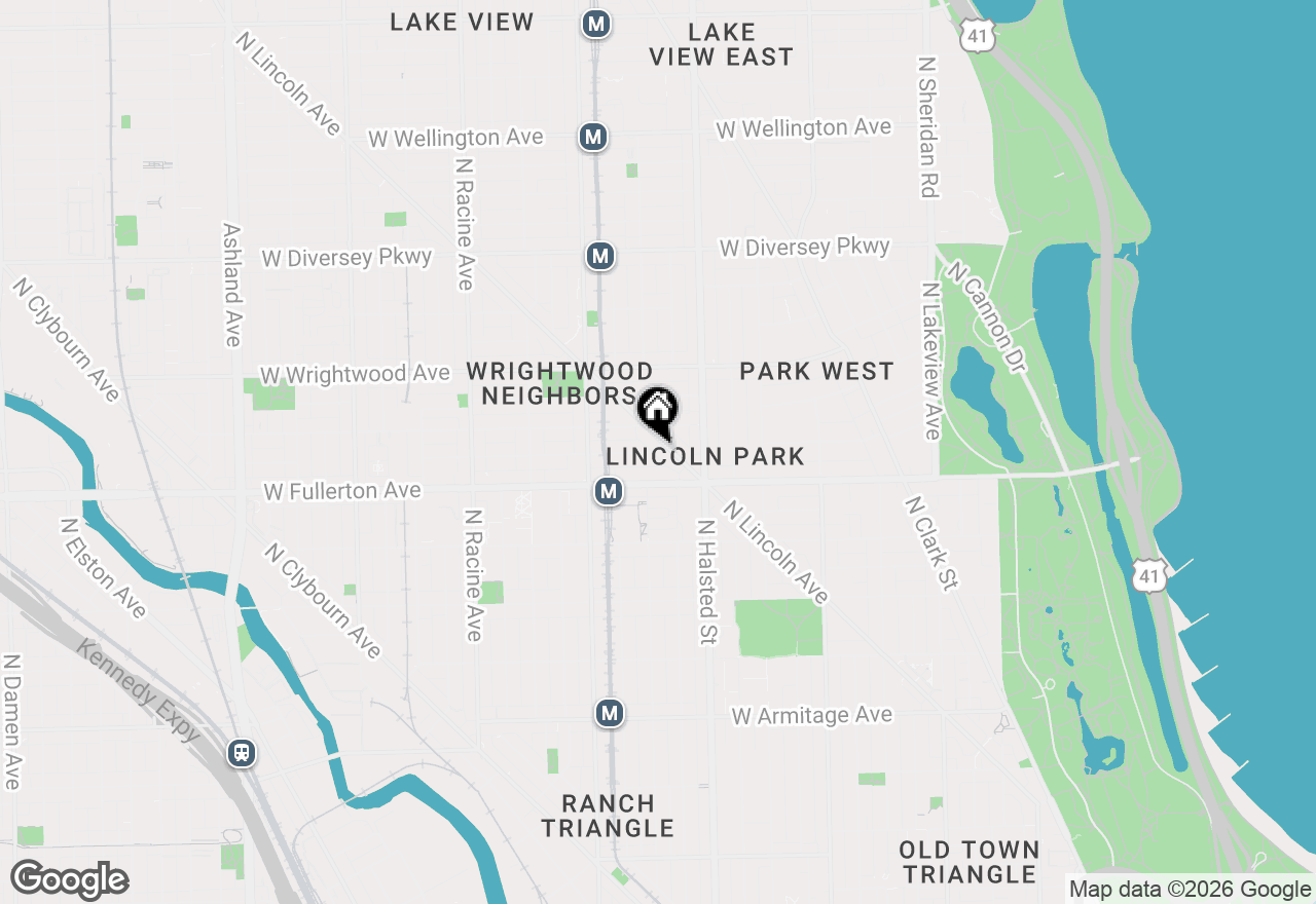Map of 909 W Montana Street #403, Chicago, IL 60614