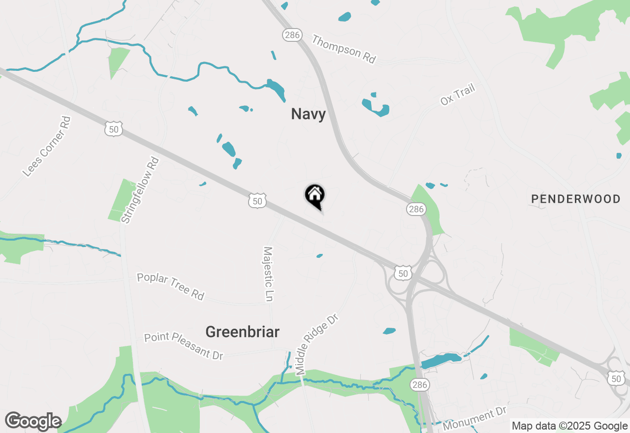 Map of 4002 Woodberry Meadow Drive, Fairfax, VA 22033