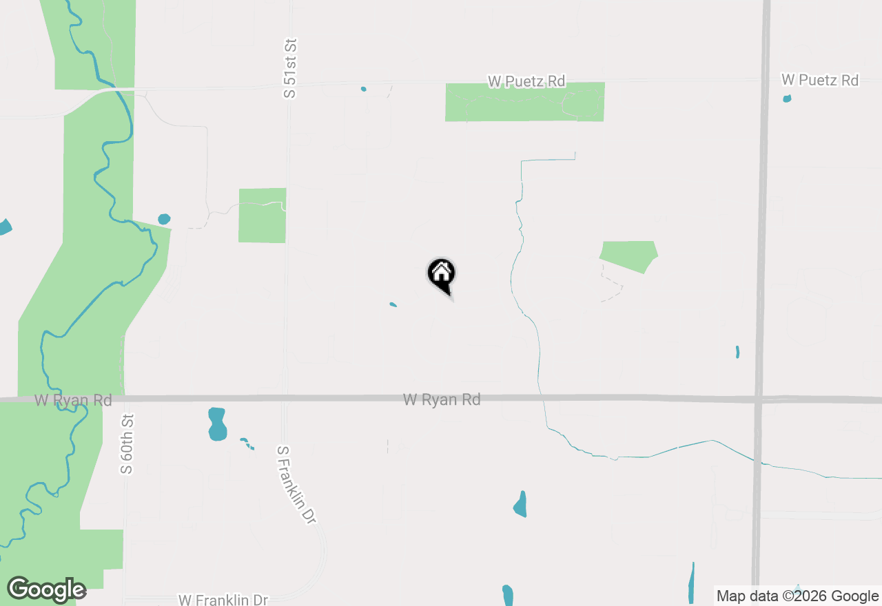 Map of 9260 S 44th St, Franklin, WI 53132