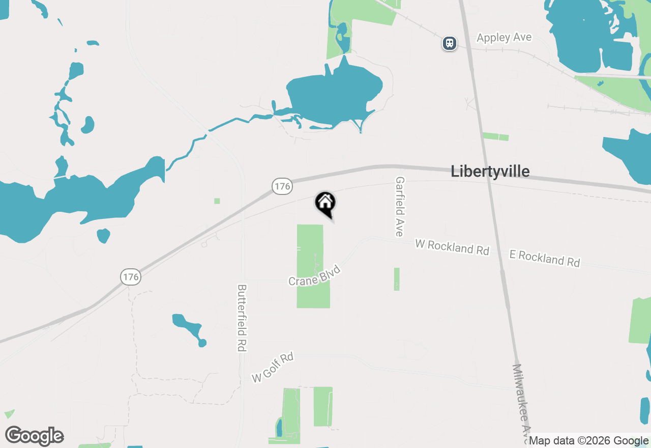 Map of 411 Drake Street, Libertyville, IL 60048