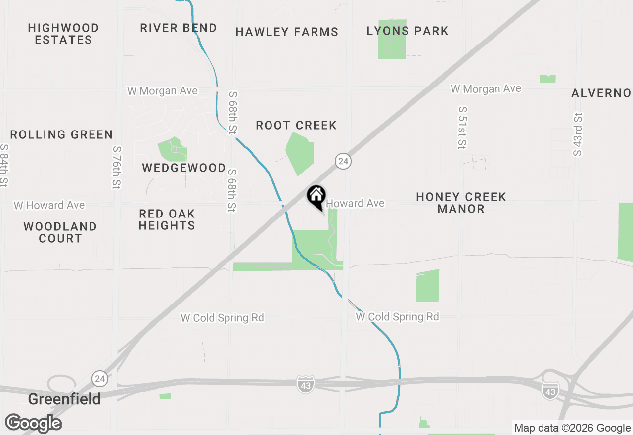Map of 6143 W Howard Ave #17, Greenfield, WI 53220