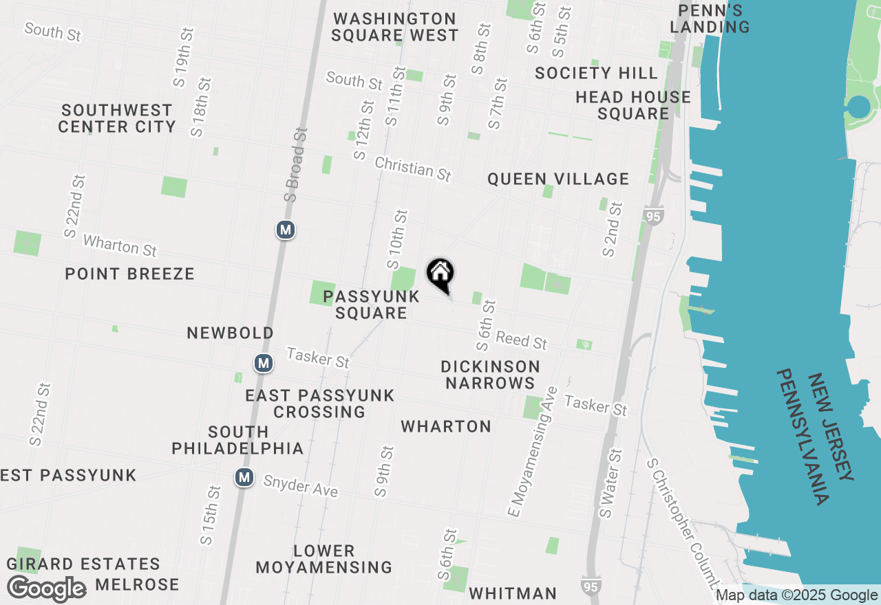 Map of 1303 S 8th Street, Philadelphia, PA 19147