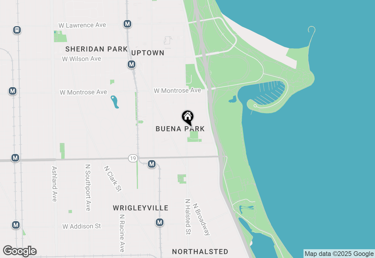 Map of 4157 N Clarendon Avenue #201, Chicago, IL 60613