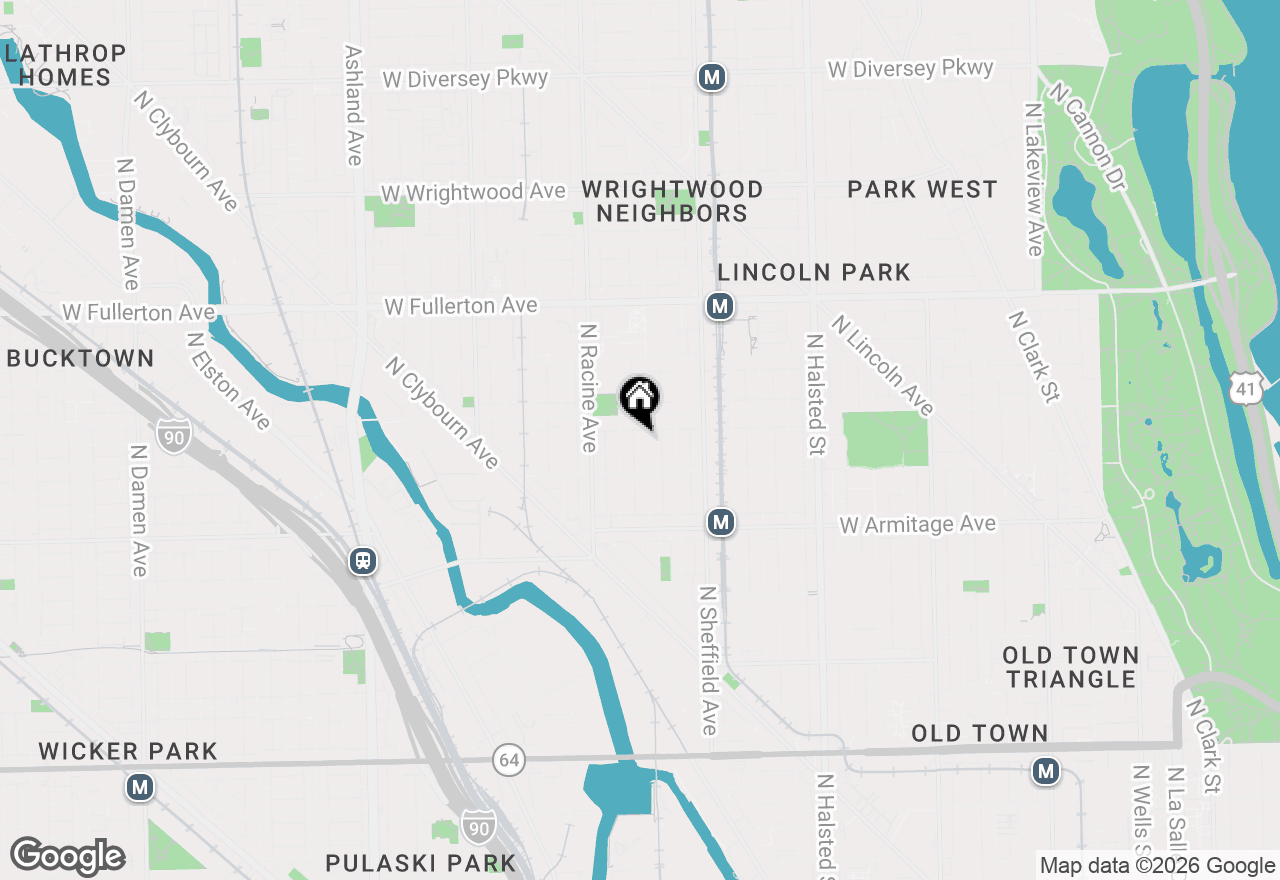 Map of 2132 N Seminary Avenue, Chicago, IL 60614