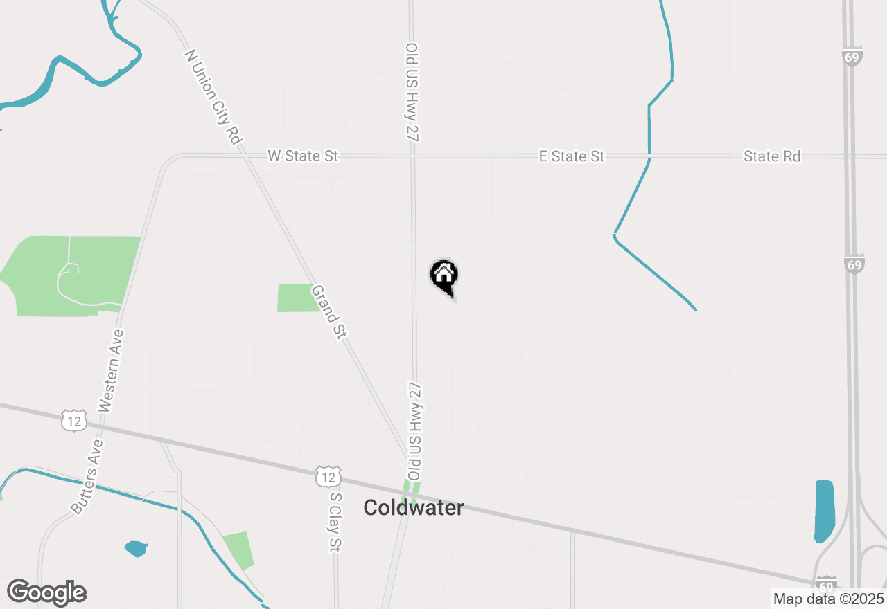 Map of 291 N Hudson Street, Coldwater, MI 49036