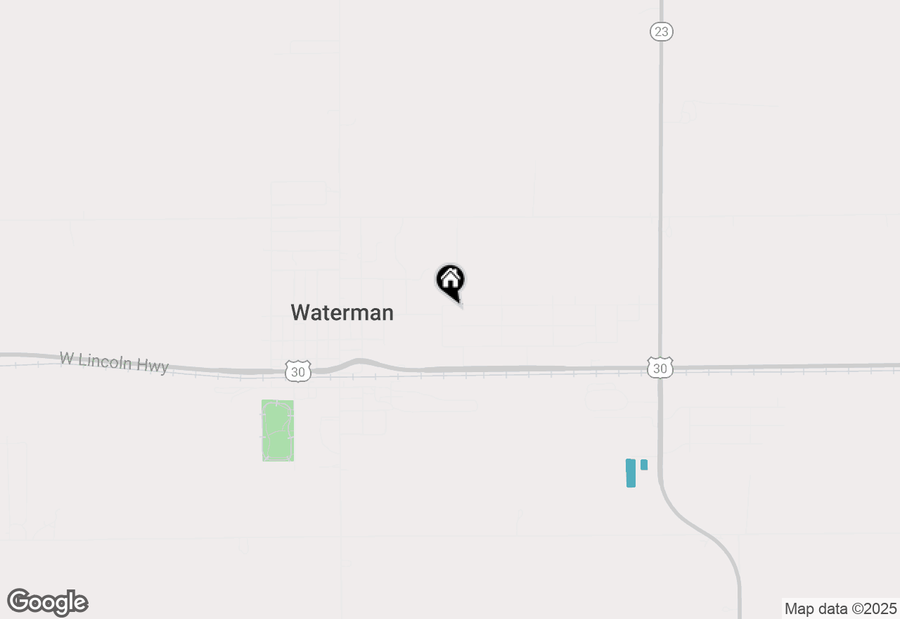 Map of 503 E Garfield Street, Waterman, IL 60556