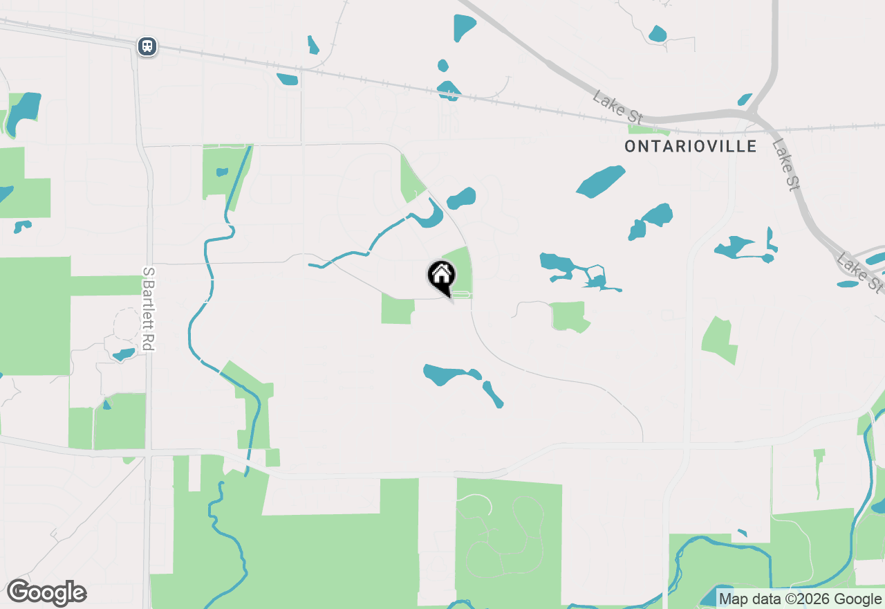 Map of 364 Millwood Drive, Bartlett, IL 60103