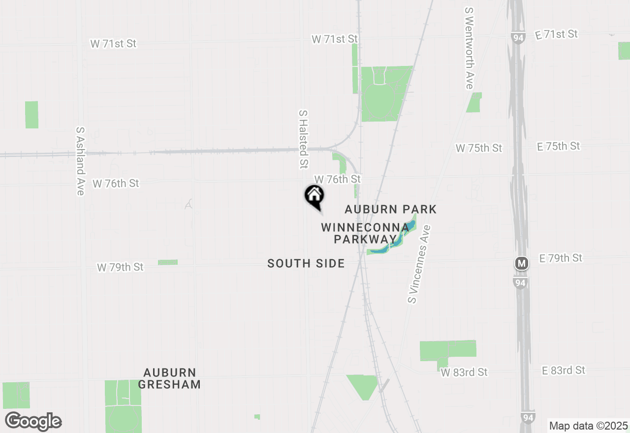 Map of (Address confidential), Chicago, Illinois 60620