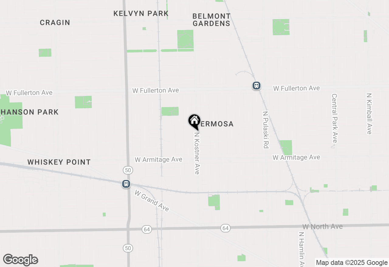 Map of 2126 N Kostner Avenue, Chicago, IL 60639