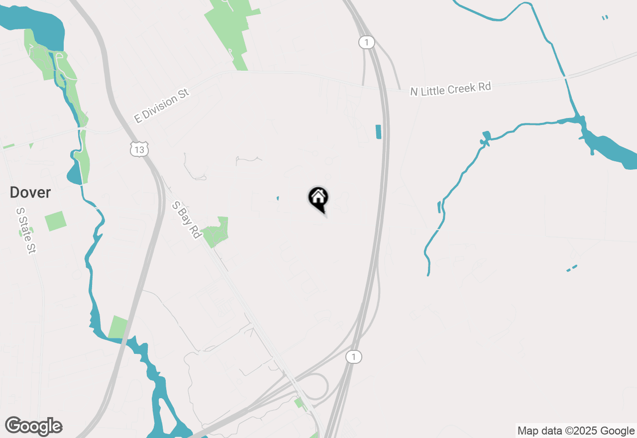 Map of 496 Barrister Place, Dover, DE 19901