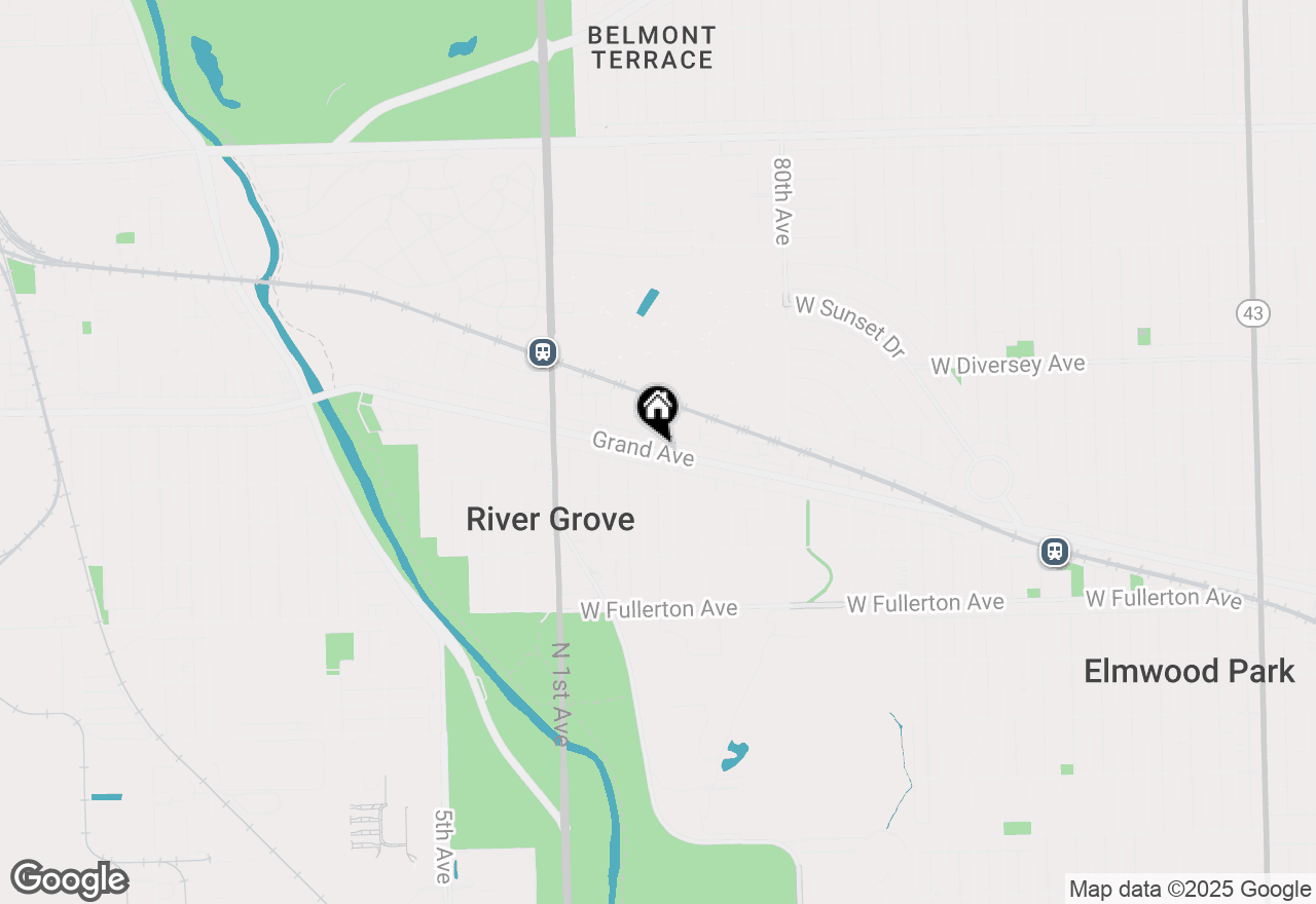 Map of 8211 W Grand Avenue, River Grove, IL 60171