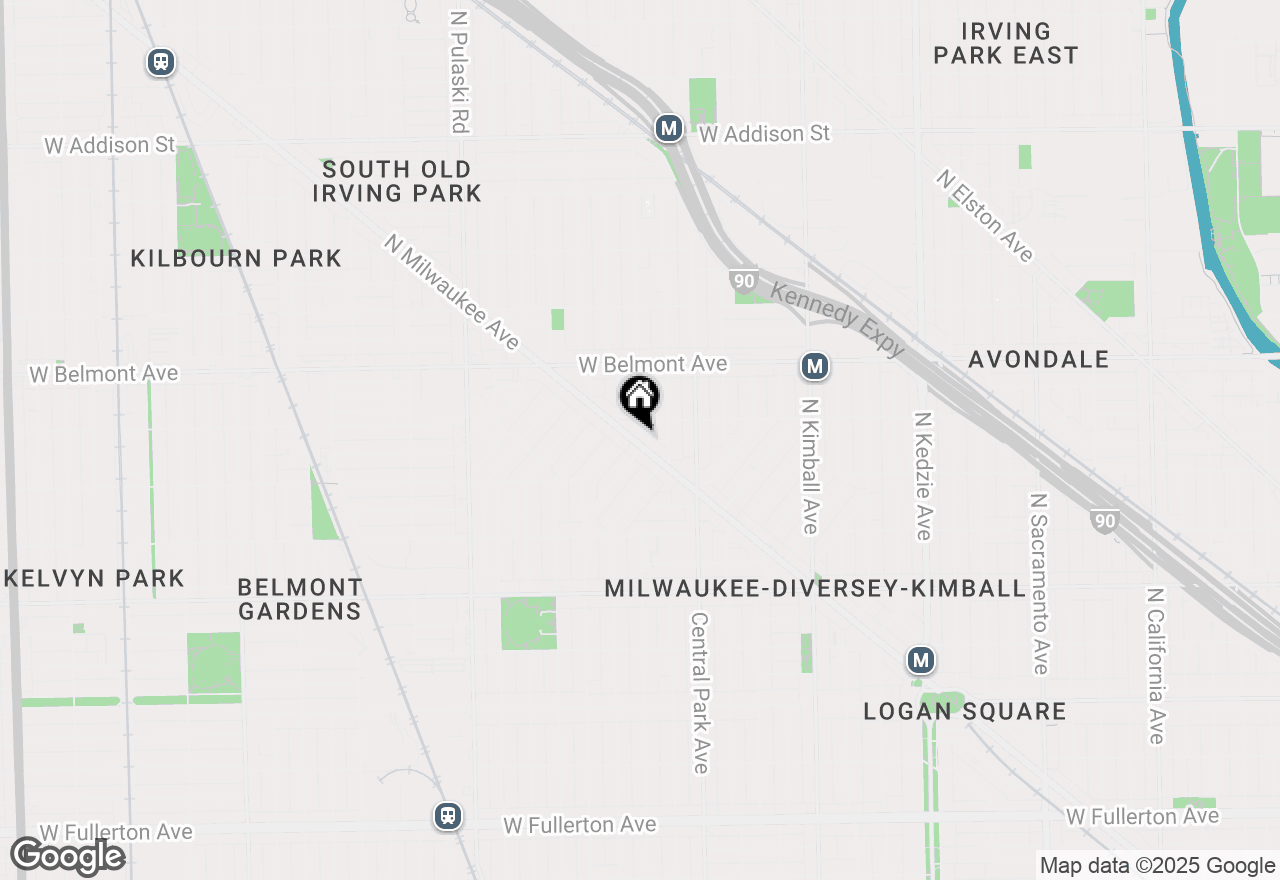 Map of 3055 N Milwaukee Avenue, Chicago, IL 60618
