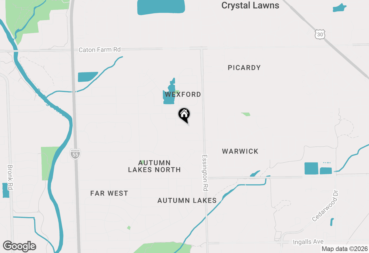 Map of 1920 Timbers Edge Circle #1920, Joliet, IL 60431