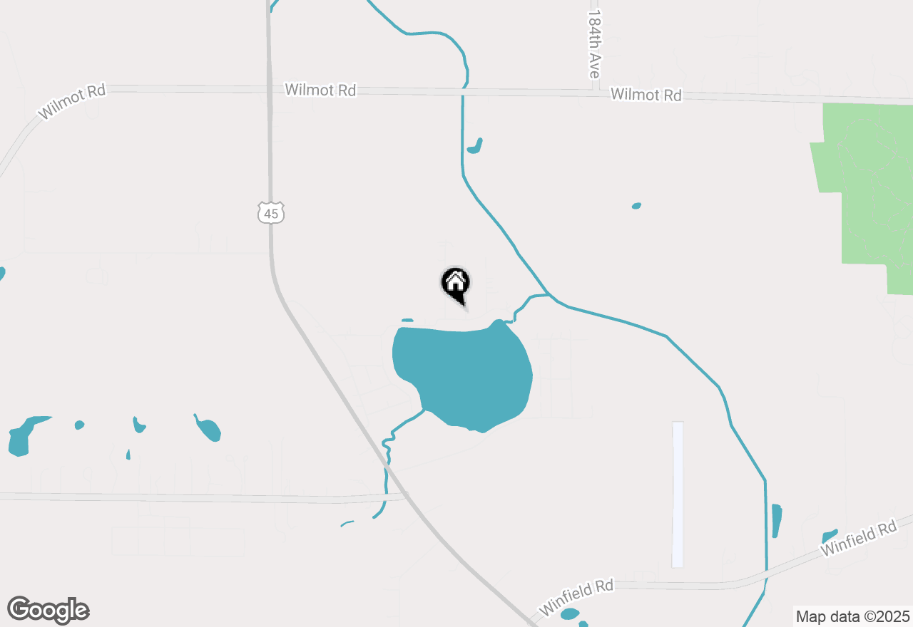 Map of 19116 101st St, Bristol, WI 53104