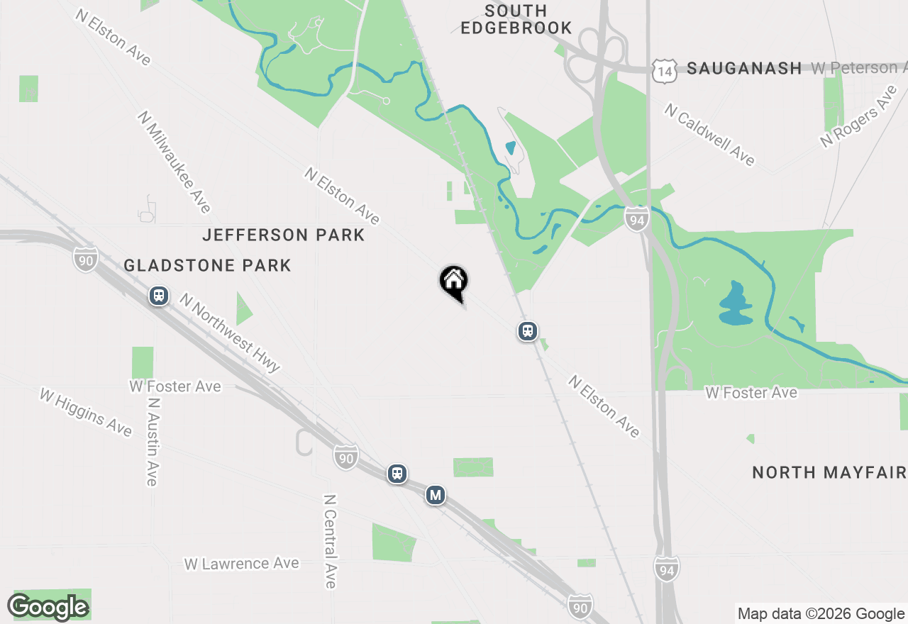 Map of 5435 N Lieb Avenue, Chicago, IL 60630