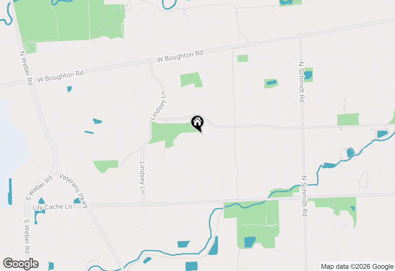 Map of 100 Shady Lane, Bolingbrook, IL 60440