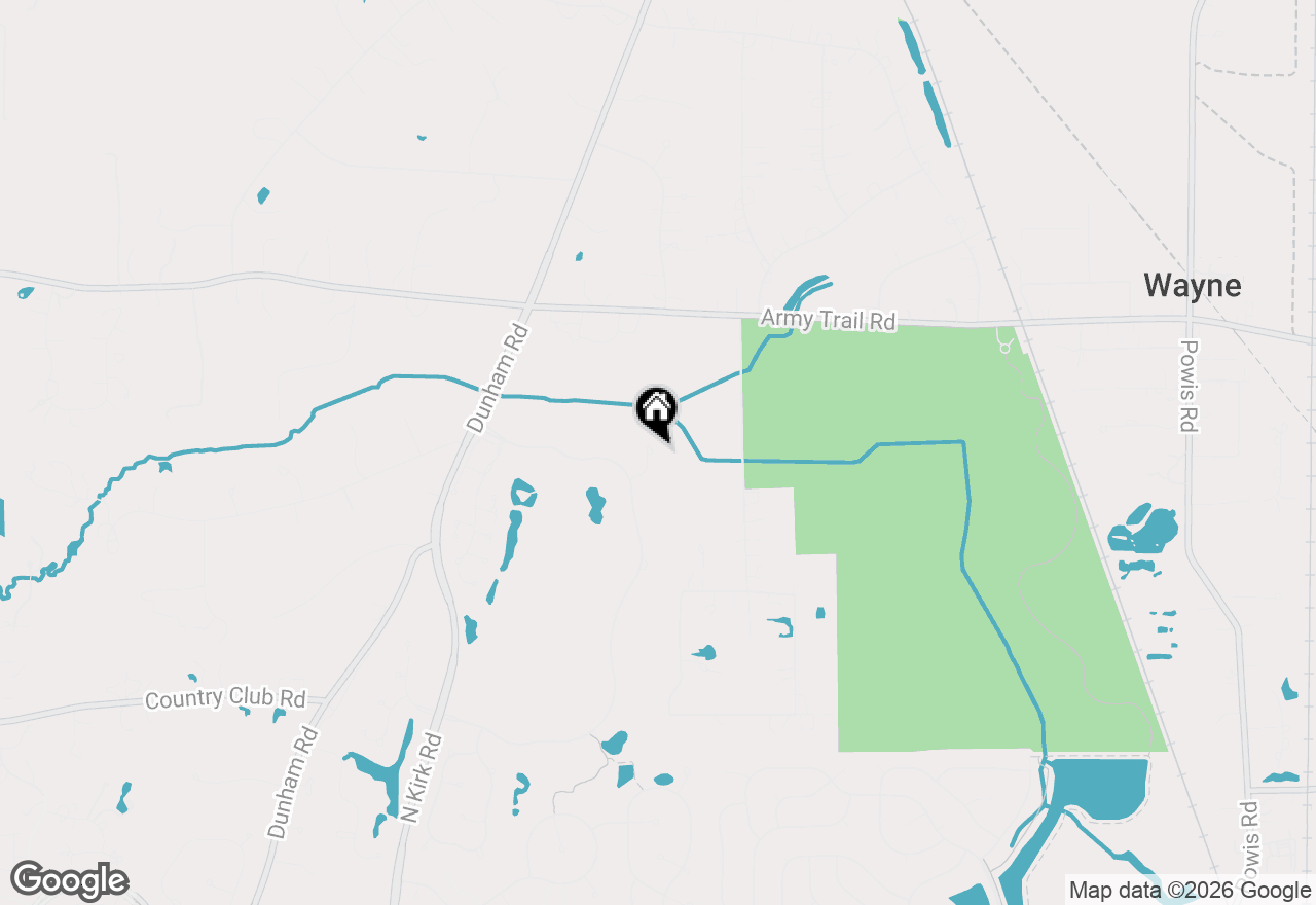 Map of 4113 Royal Troon Court, St. Charles, IL 60174