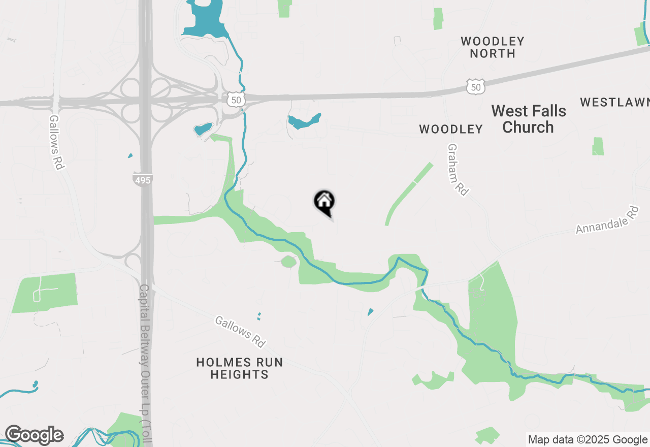 Map of 3301 Fallowfield Drive, Falls Church, VA 22042