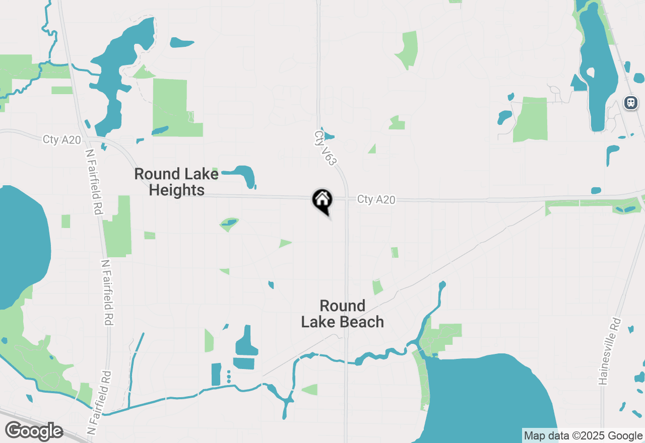 Map of 1607 N Channel Drive, Round Lake Beach, IL 60073