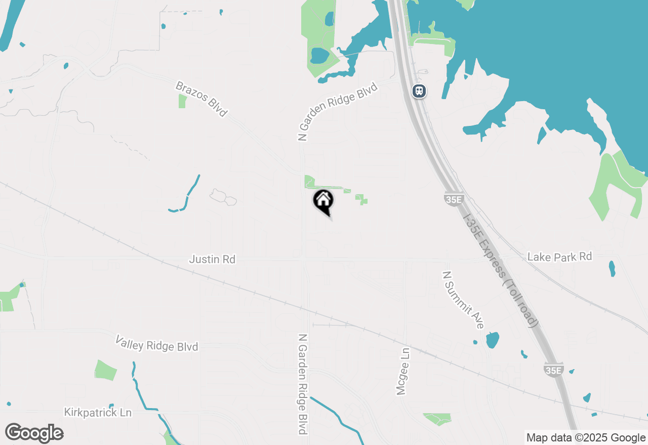 Map of 2009 Feather Lane, Lewisville, TX 75077