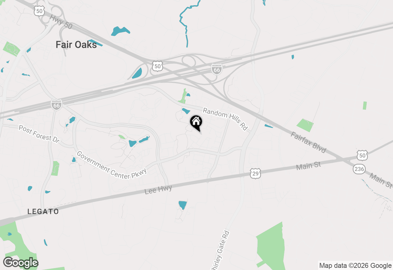 Map of 4037 Fairfax Center Hunt Trl Trail, Fairfax, VA 22030