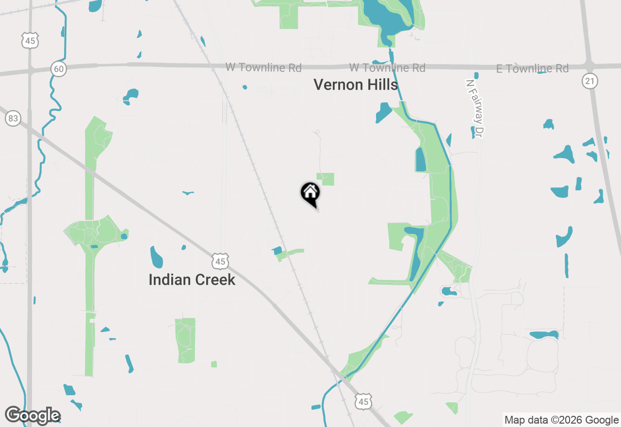 Map of 209 Alpine Drive, Vernon Hills, IL 60061