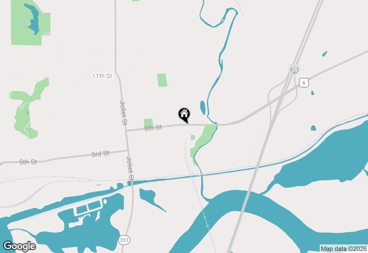 Map of 1422-1426 5th Street, Lasalle, IL 61301