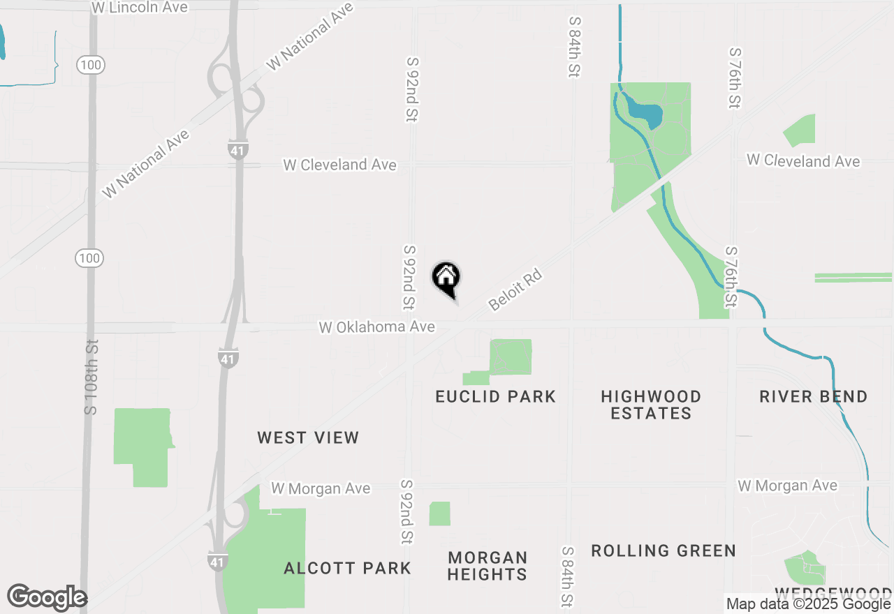 Map of 9019 W Stuth Ave, West Allis, WI 53227