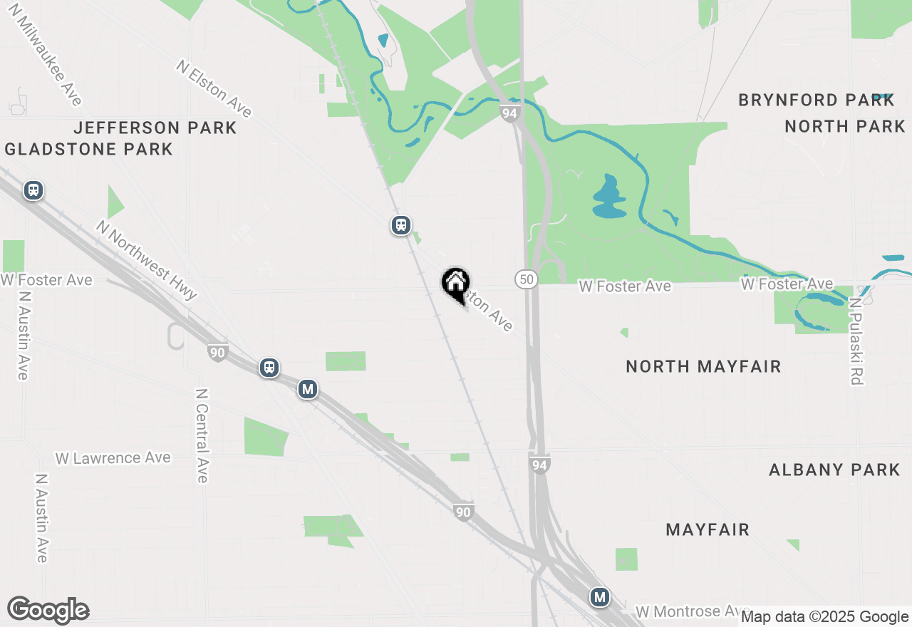 Map of 4949 W Winona Street, Chicago, IL 60630