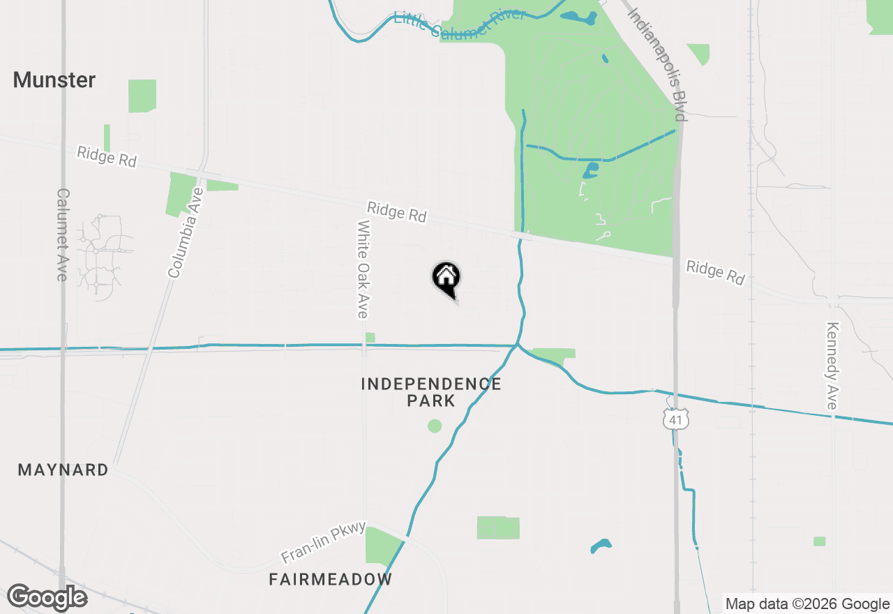 Map of 8800 Baring Avenue, Munster, IN 46321