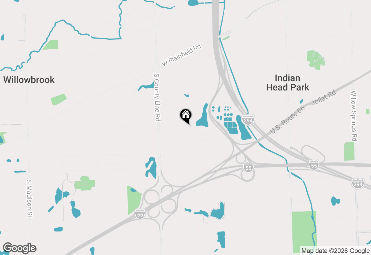 Map of 138 Surrey Lane, Burr Ridge, IL 60527