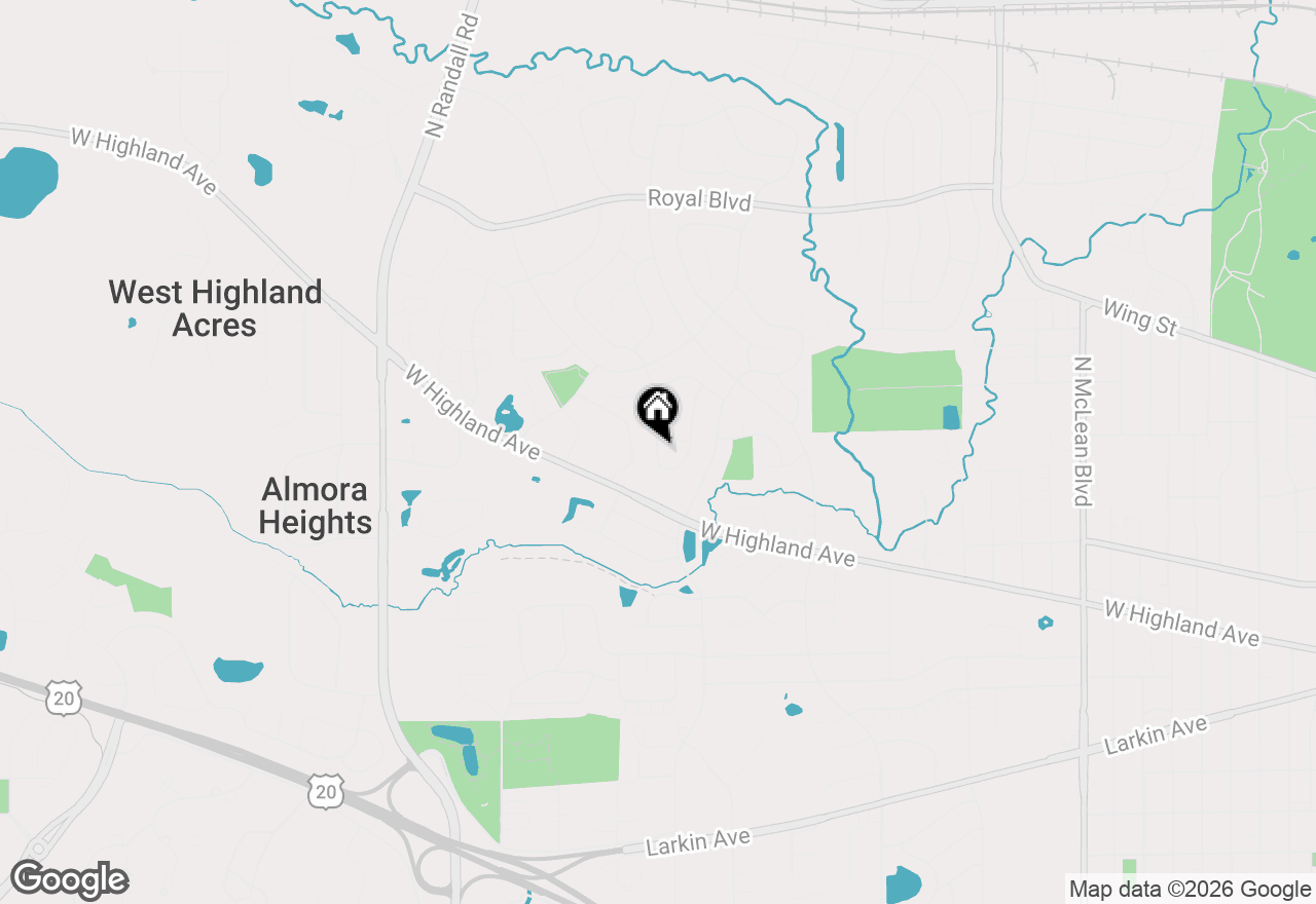 Map of 506 Shenandoah Trail, Elgin, IL 60123