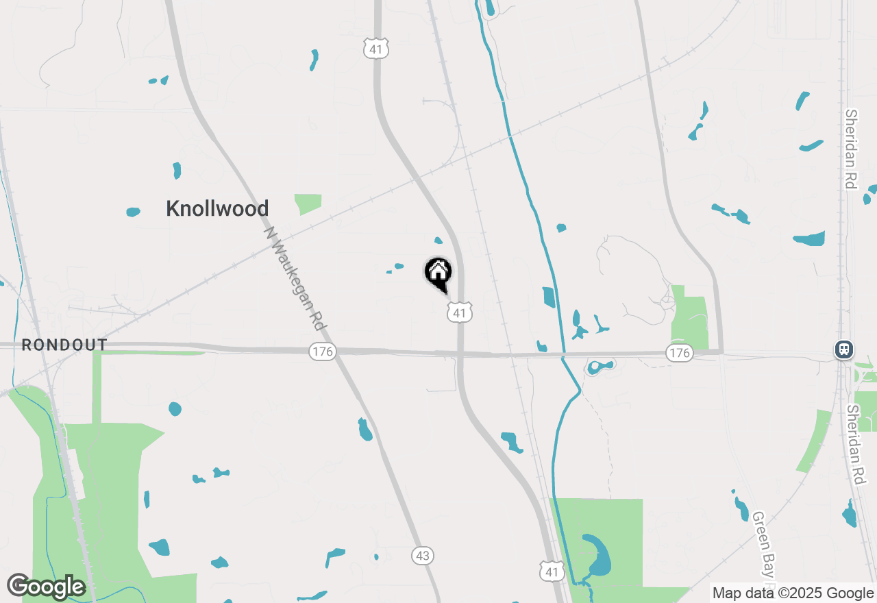 Map of 525 W Washington Avenue #6, Lake Bluff, IL 60044