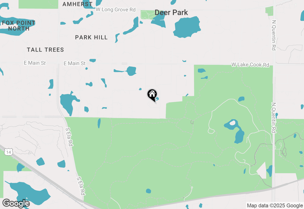 Map of 145 S Palm Drive, Barrington, IL 60010