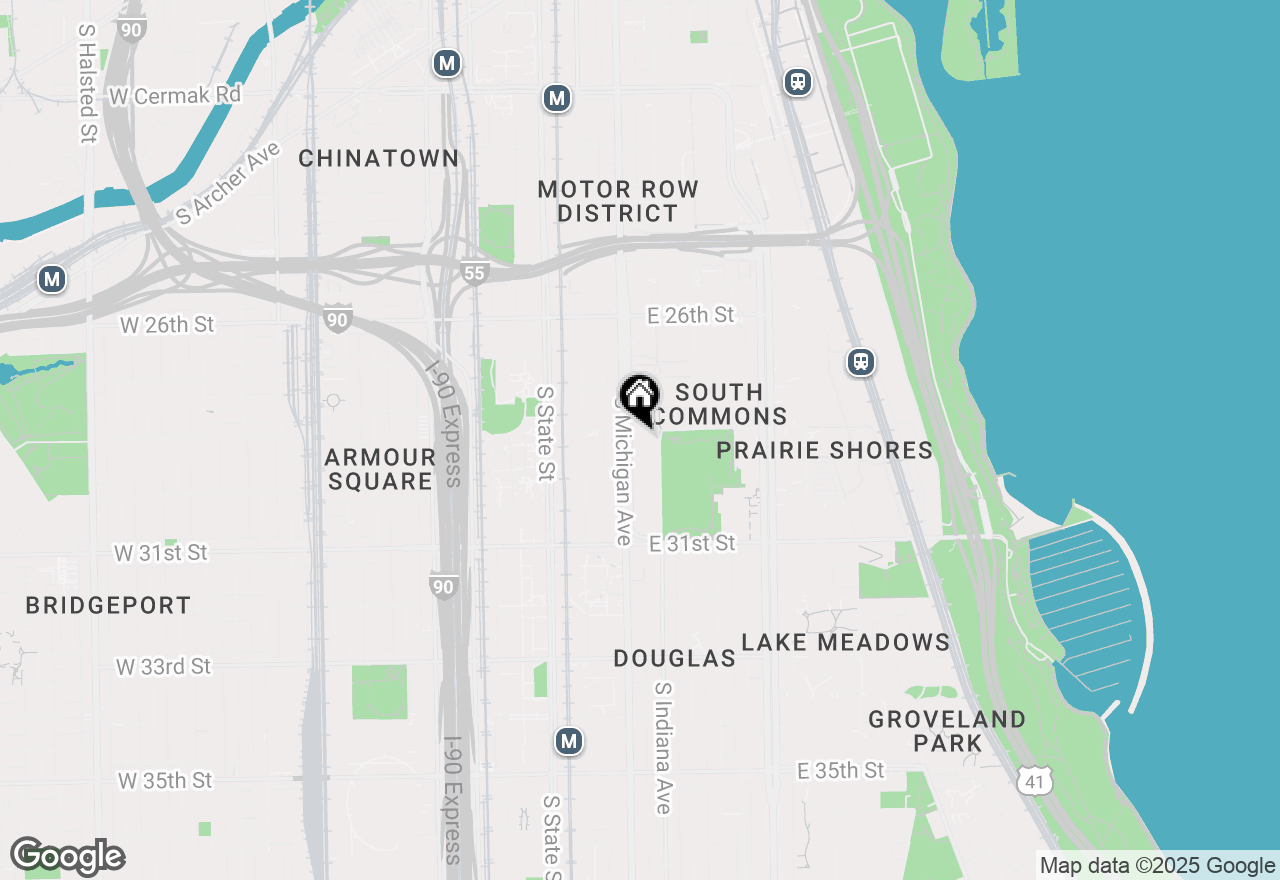 Map of 2901 S Michigan Avenue #1706, Chicago, IL 60616