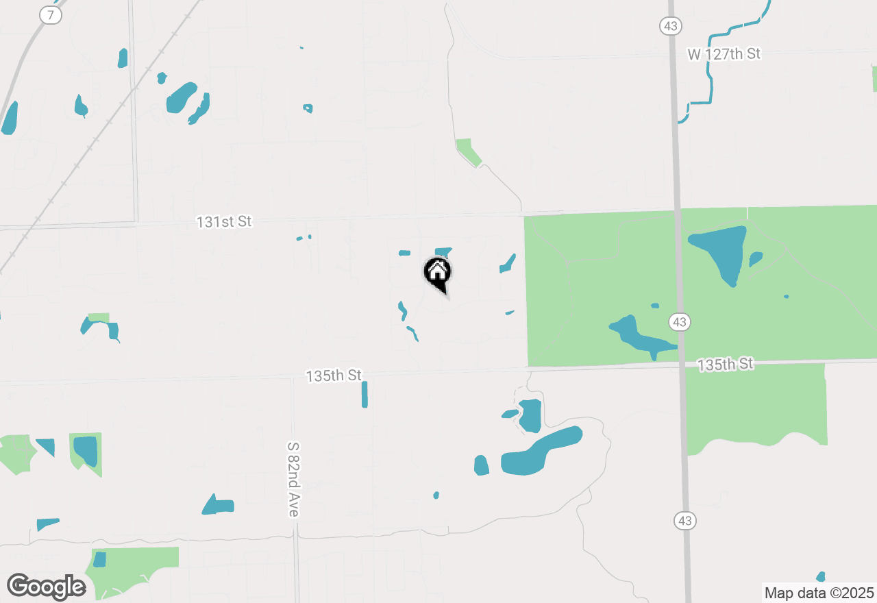 Map of 13332 S Oakview Court #V4, Palos Heights, IL 60463