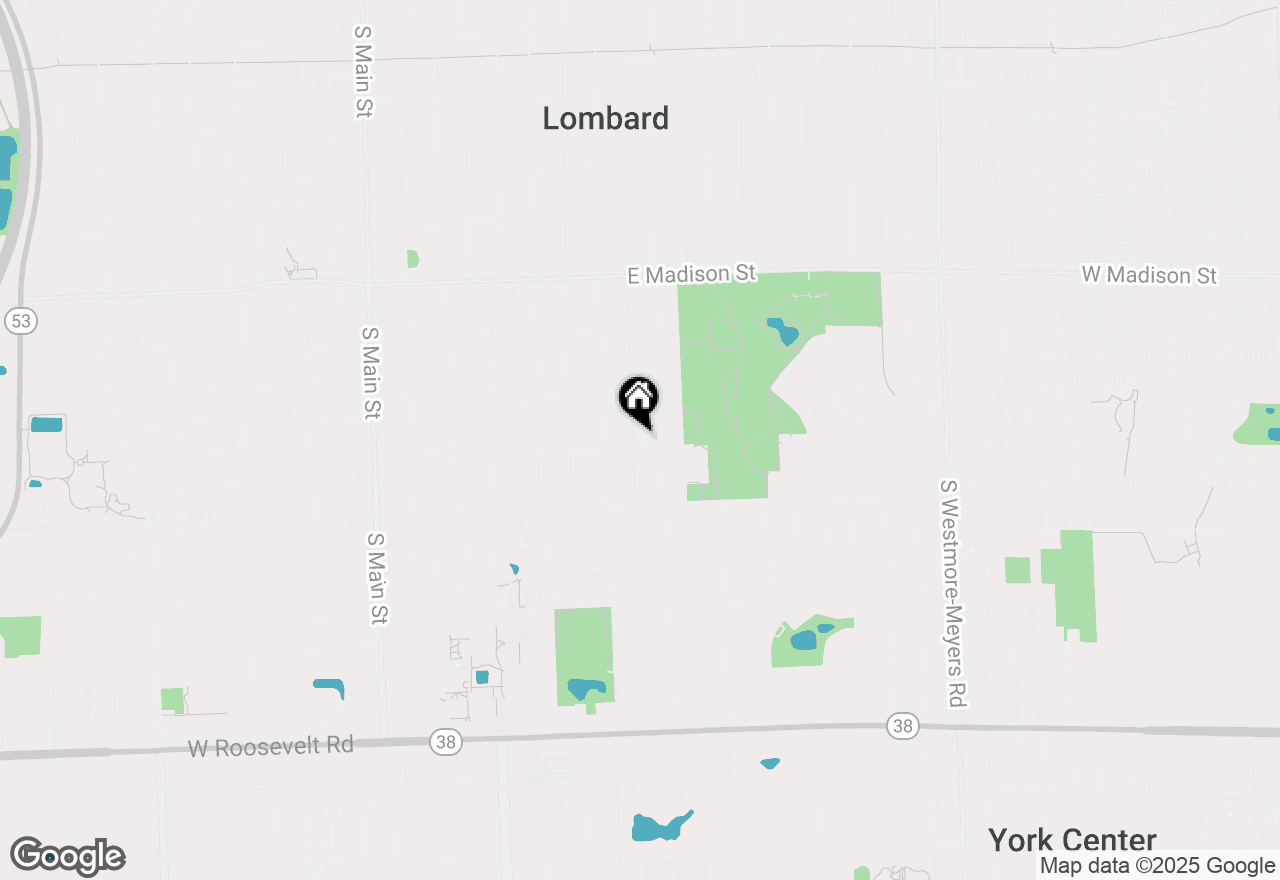Map of 430 E Taylor Road, Lombard, IL 60148
