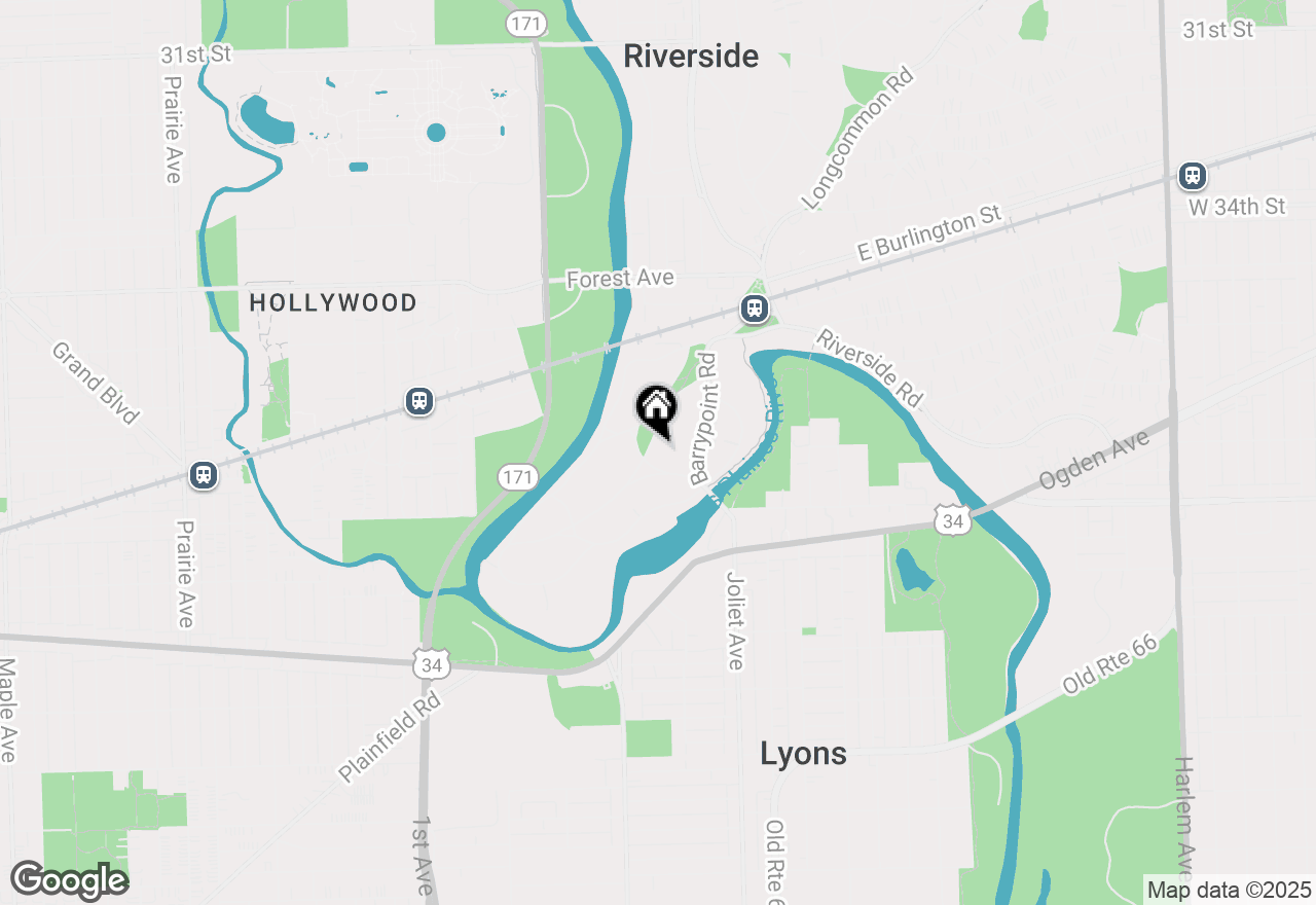 Map of 177 Scottswood Road, Riverside, IL 60546