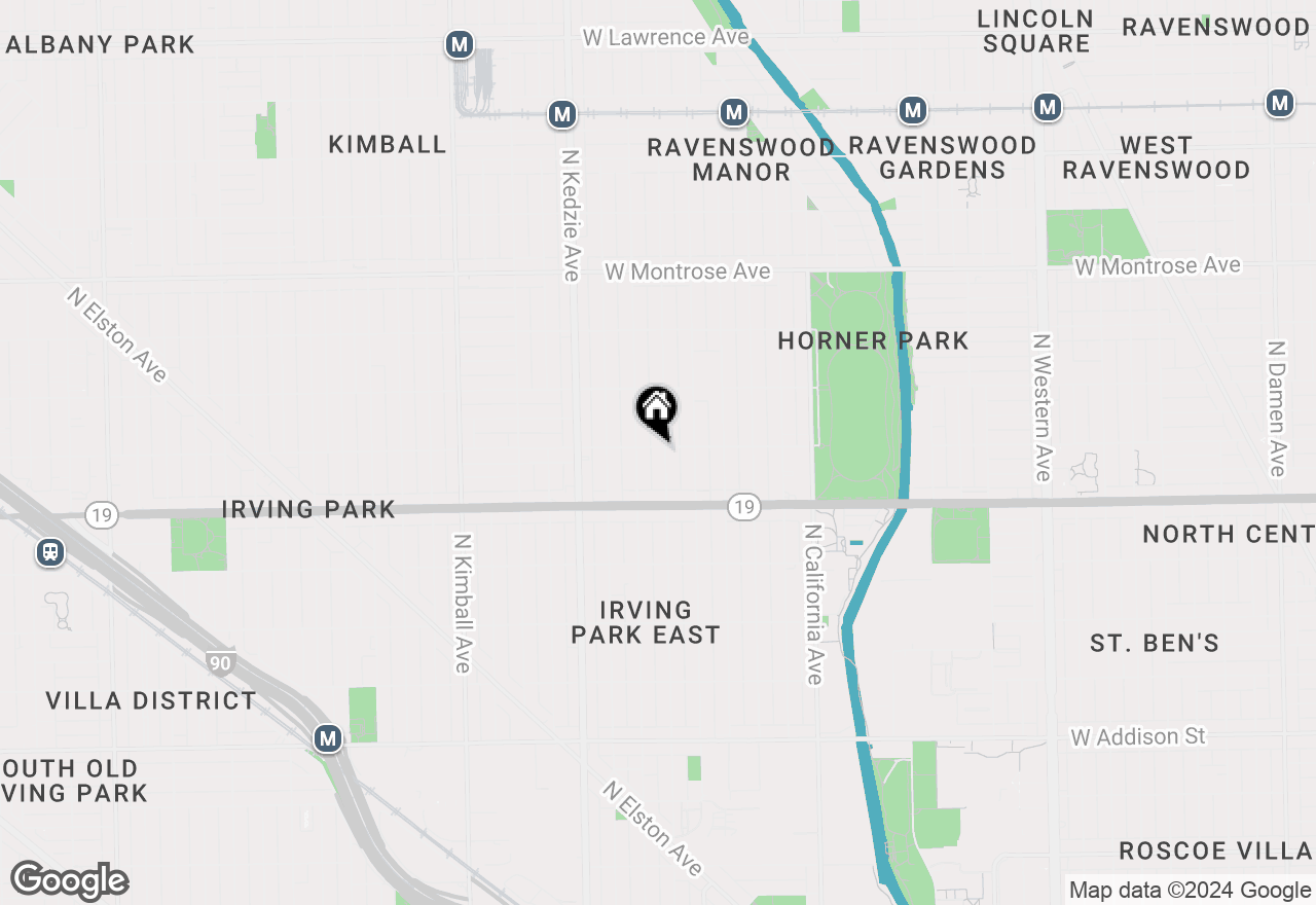 Map of 3041 W Belle Plaine Avenue #G, Chicago, IL 60618