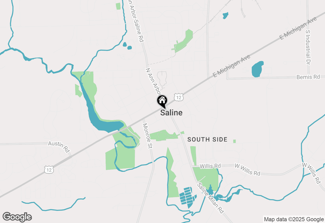 Map of 135 W Michigan #2 Avenue, Saline, MI 48176