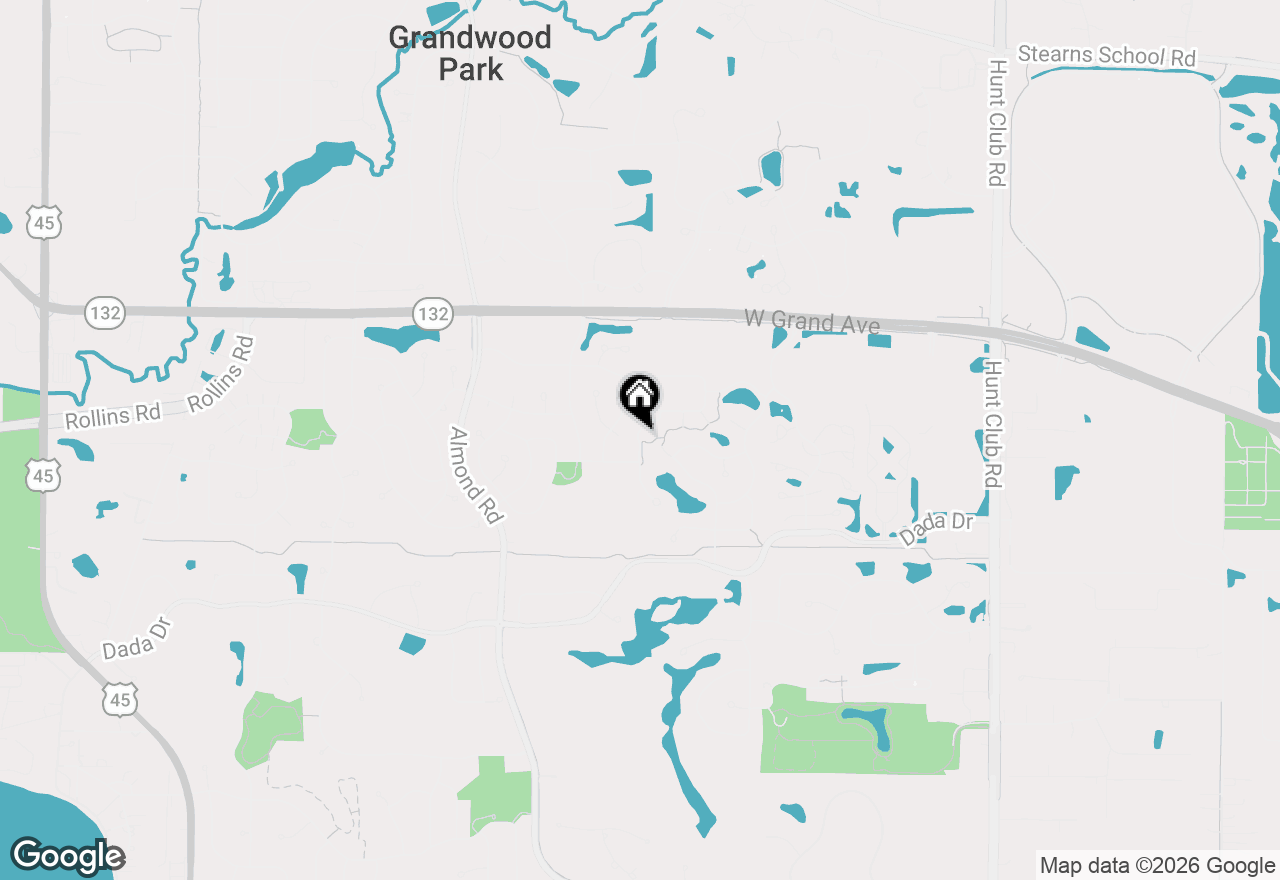 Map of 1535 Auburn Lane, Gurnee, IL 60031