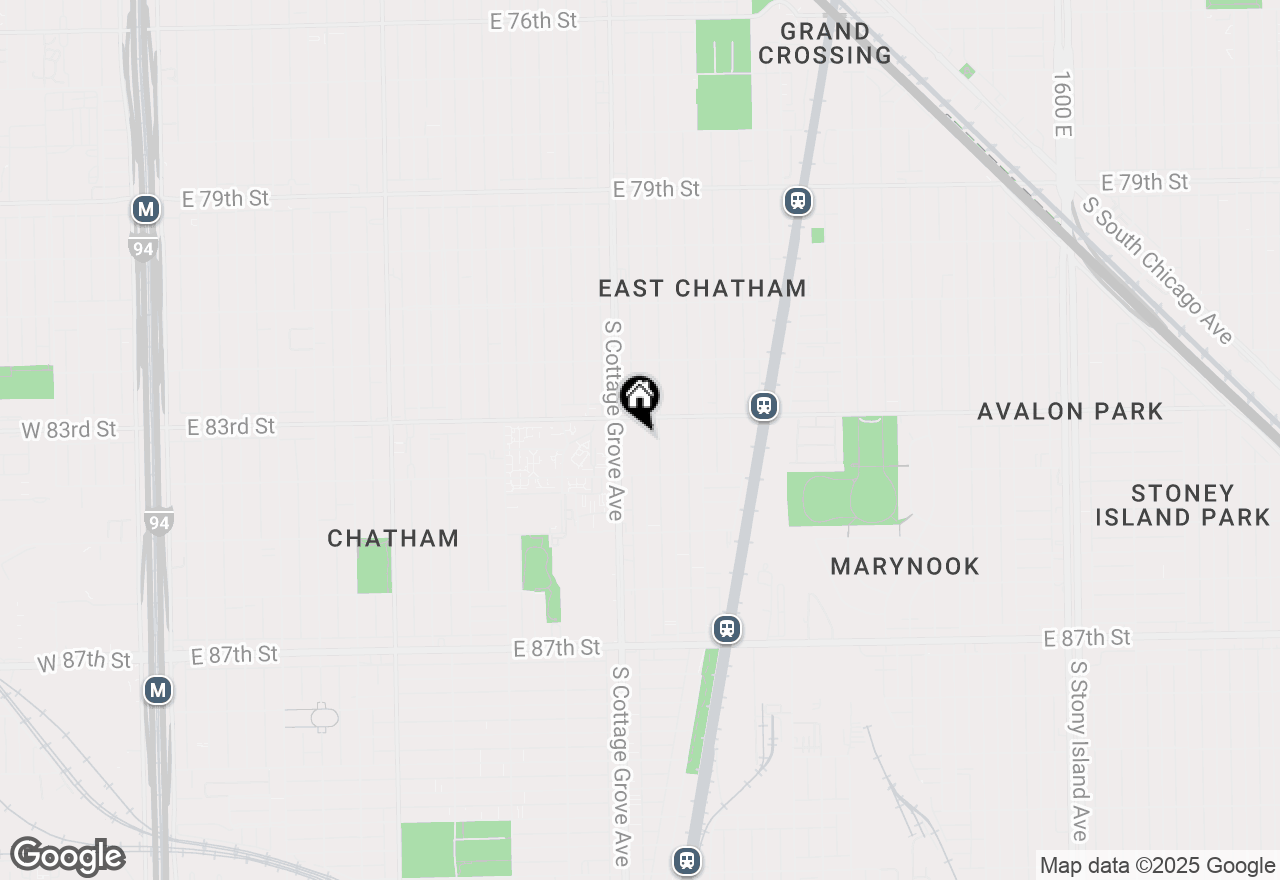 Map of 8322 S Maryland Avenue, Chicago, IL 60619