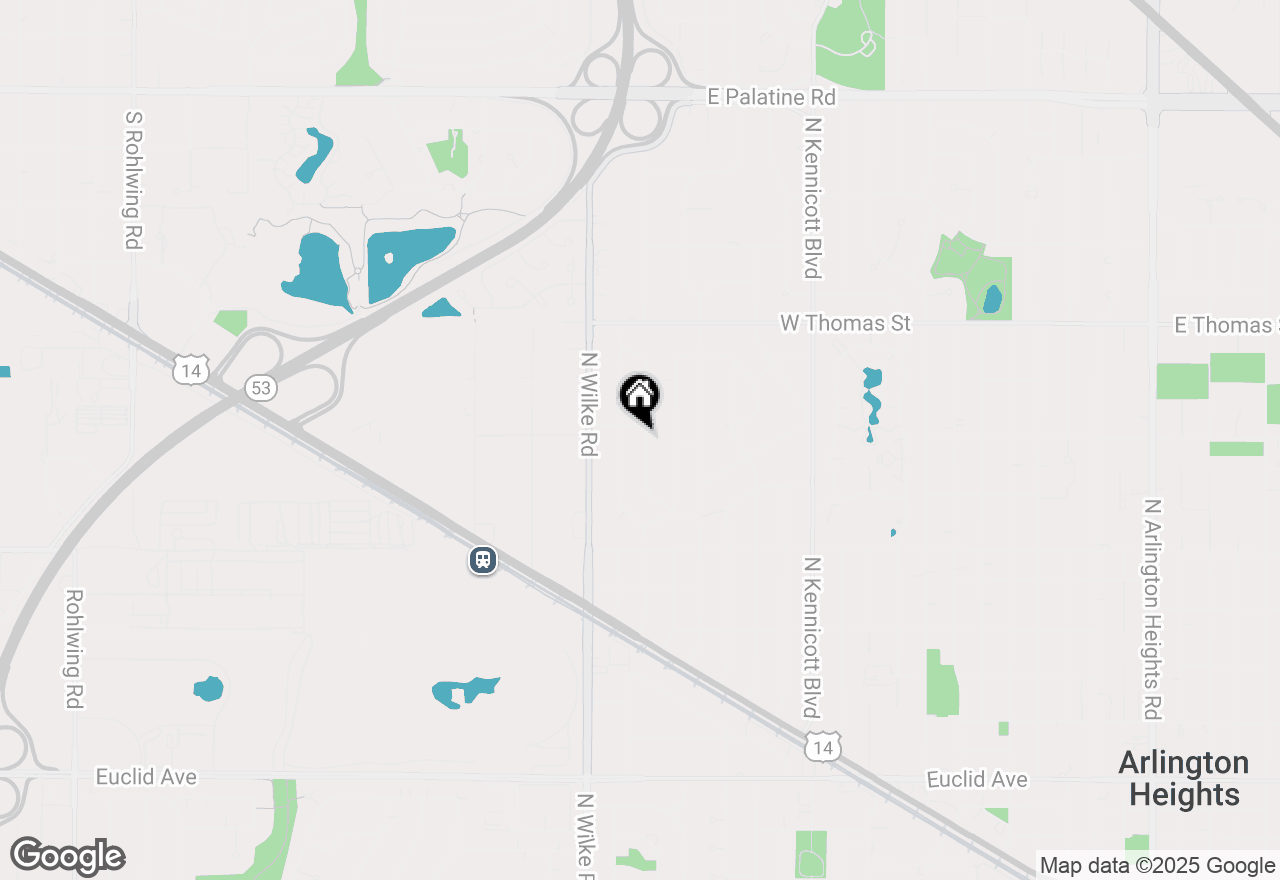 Map of 1256 N Chicago Avenue, Arlington Heights, IL 60004