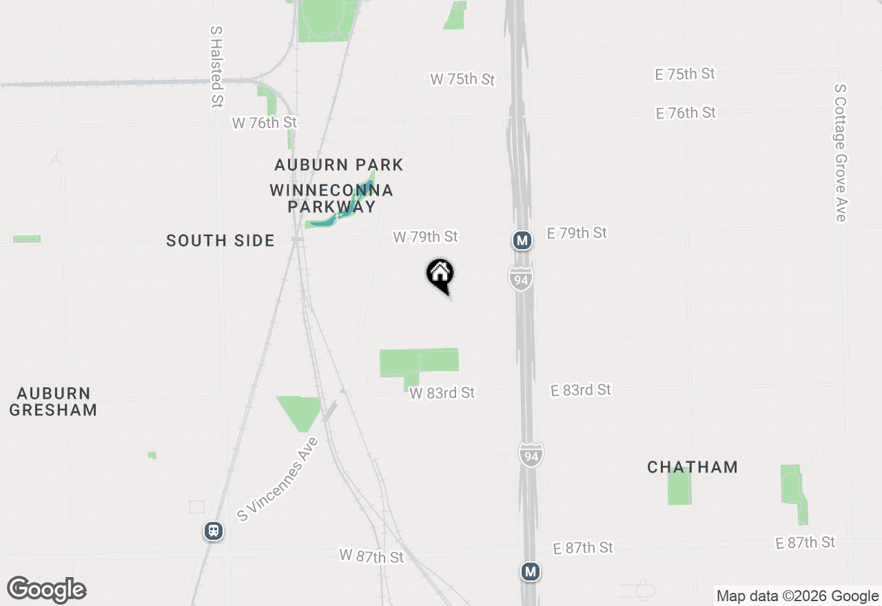 Map of 8043 S Yale Avenue, Chicago, IL 60620
