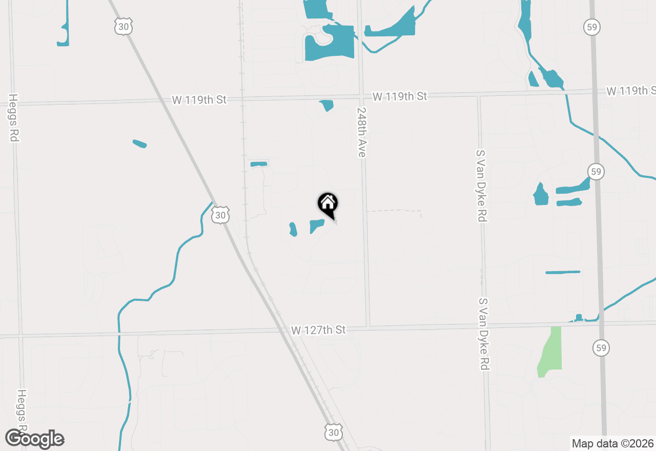 Map of 12308 Blue Iris Lane, Plainfield, IL 60585