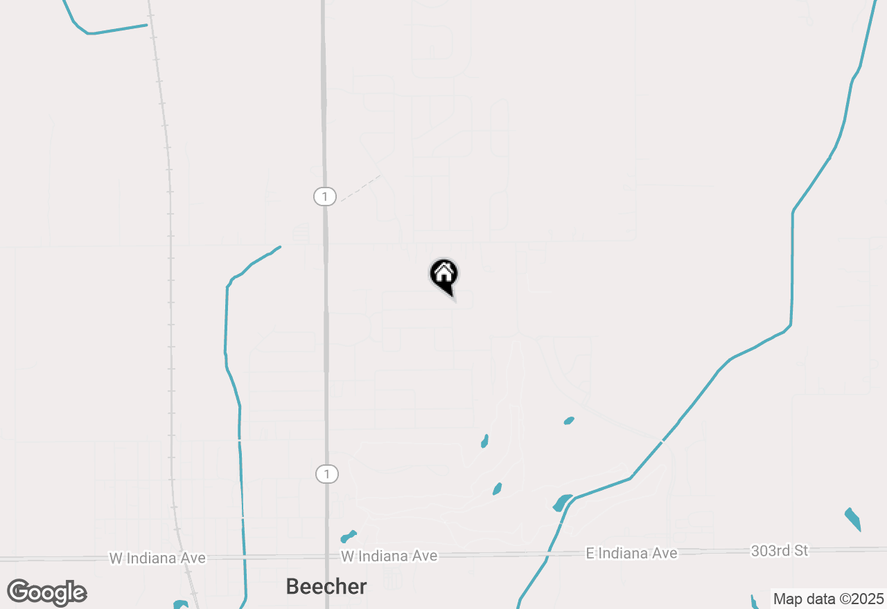 Map of 253 Aspen Drive, Beecher, IL 60401